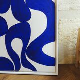 Majorelle blue painting