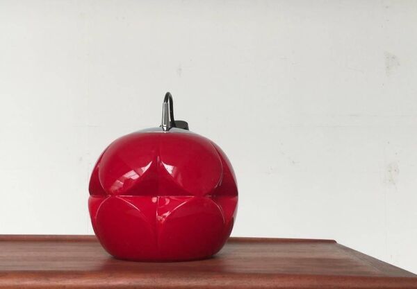 Suspension boule en verre allemande vintage de Peill & Putzler, années 1970