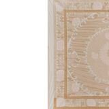 Hand knotted rug, vintage turkish rug 140x144 cm