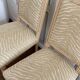 Paire de chaises de style Louis XVI — Ballard Designs — Tissu zèbre sa