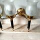 Pair of vintage 50s wall lights, 2 sconces