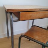 Vintage school desk and chair