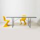 Set of 4 iconic Z-stuhl chairs designed by Ernst Moeckl, Germany 1968