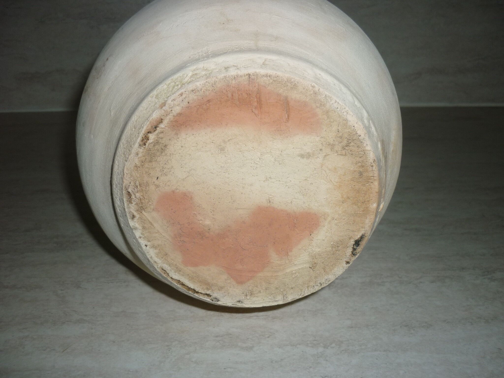 Ancient natural terracotta jug