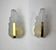 Pair of "leaf" wall lamps by Carl Fagerlund, Murano glass, Germany, 1970