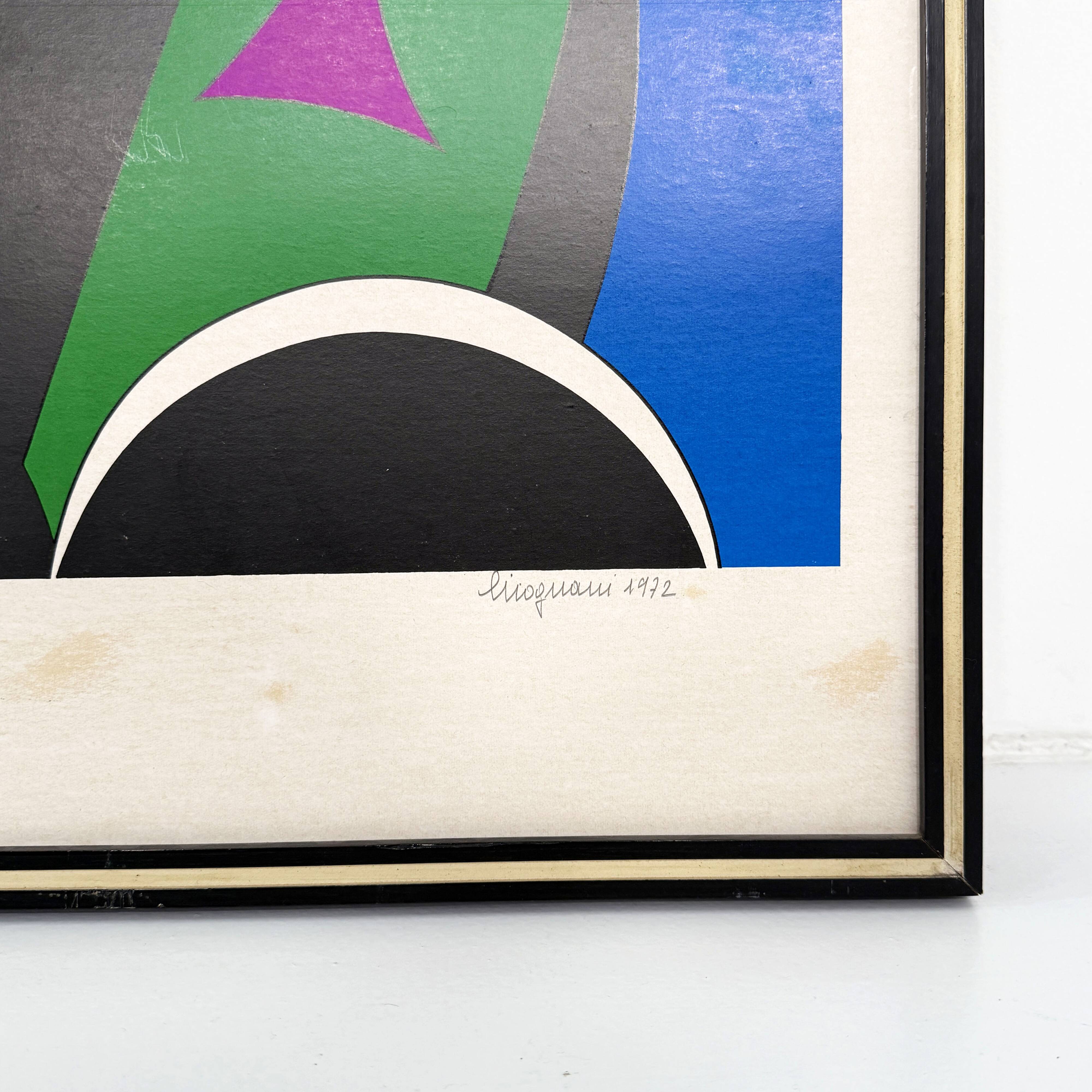 Lithograph “Natività” by Corrado Cicognani, 1970