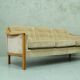 Scandinavian teak & velvet living room set, 1960s