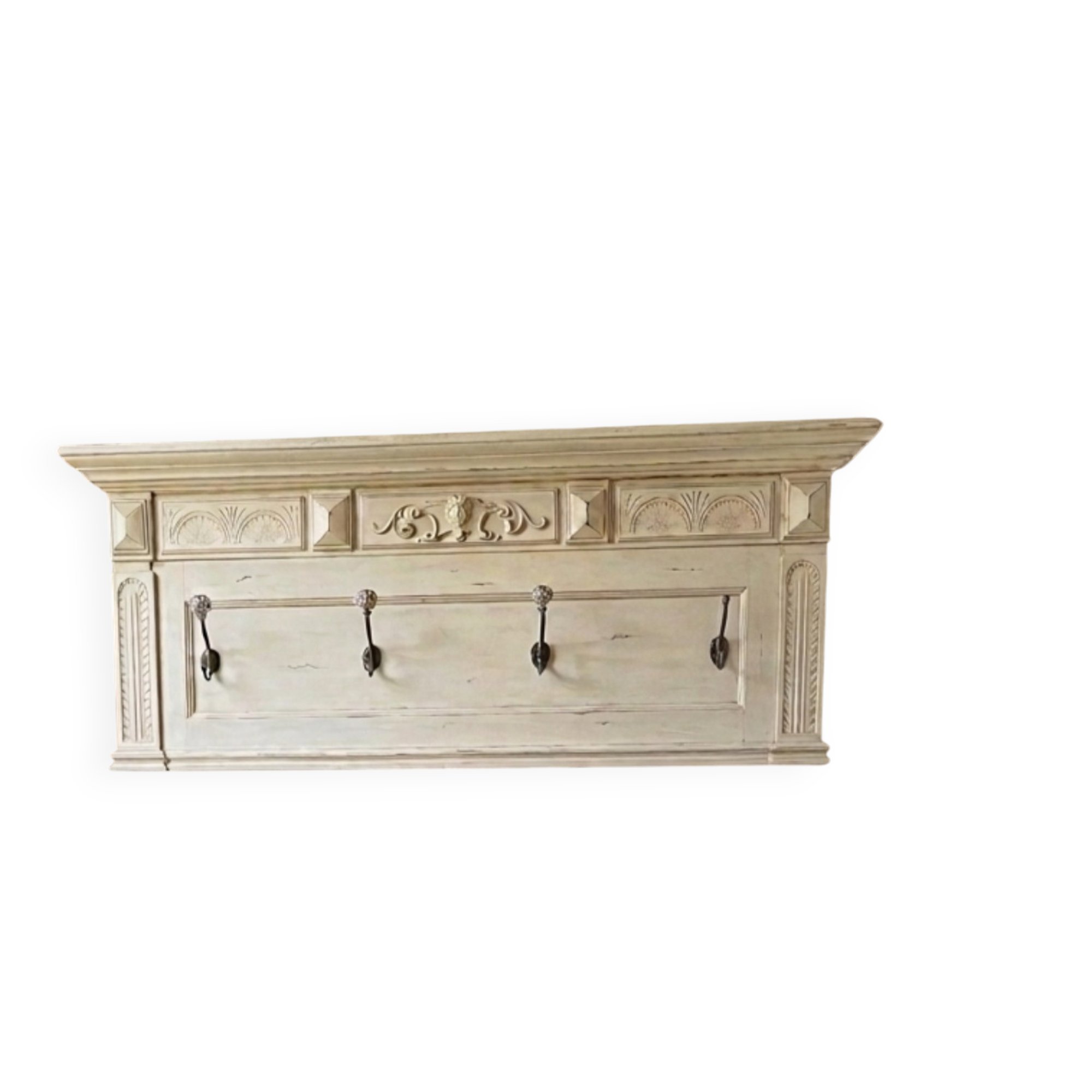 Vintage wall coat rack