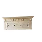 Vintage wall coat rack