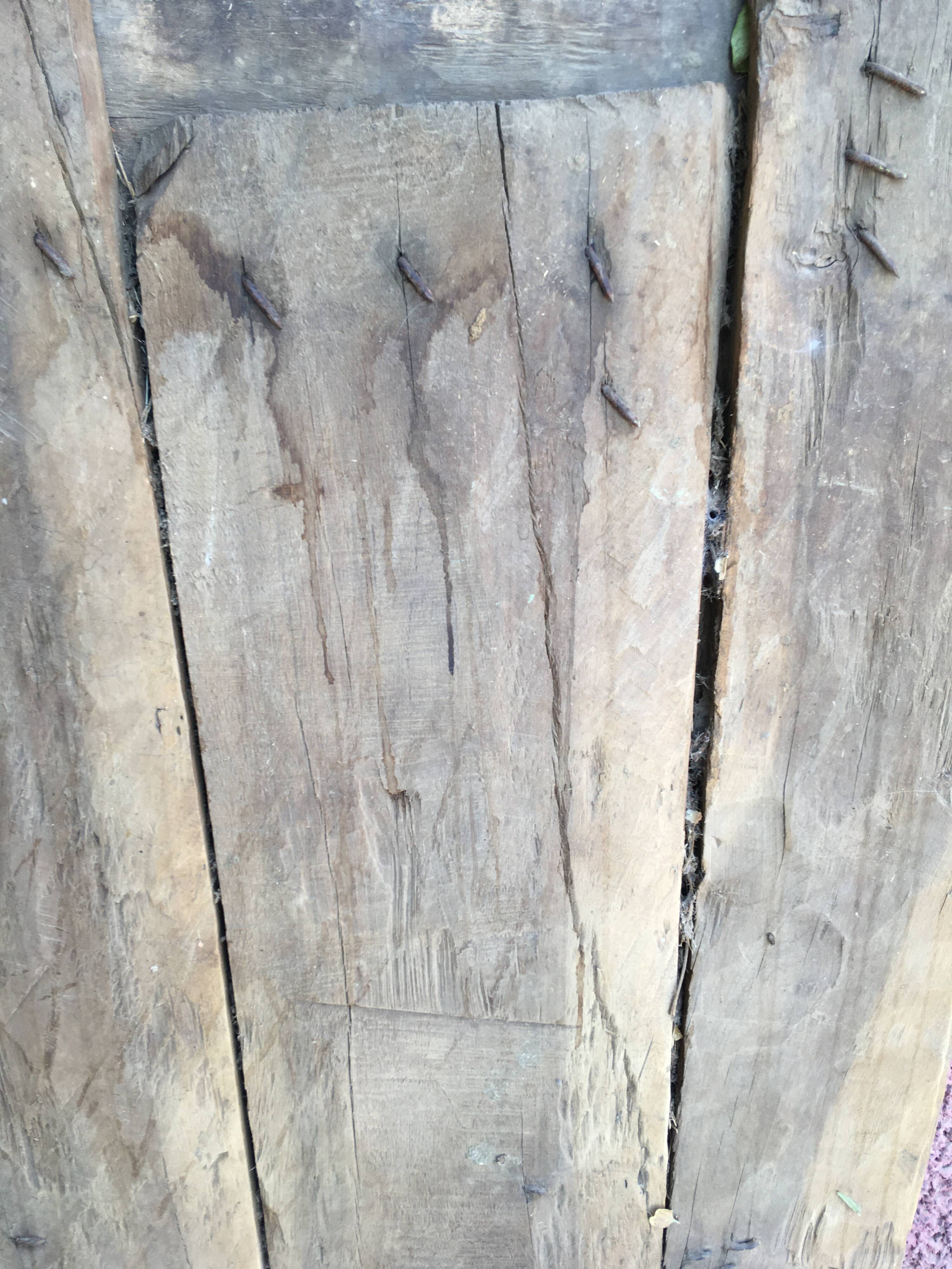 Authentic vintage wooden berber door - morocco