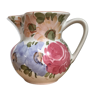 Vintage ceramic milk pot with flowers