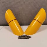 Wall/table lamps, model Phister in yellow colour, designed by Hans Due for Fog & Mørup Denmark