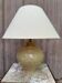 Vintage table lamp in yellow ceramic Nil LPE PM France