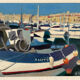Oil painting - Marseille - Old Port - 2023 - Jerome Dreyfus