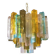 Lustre contemporain en verre de Murano multicolore "quadrillé"