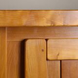 Brutalist grand buffet in solid elm