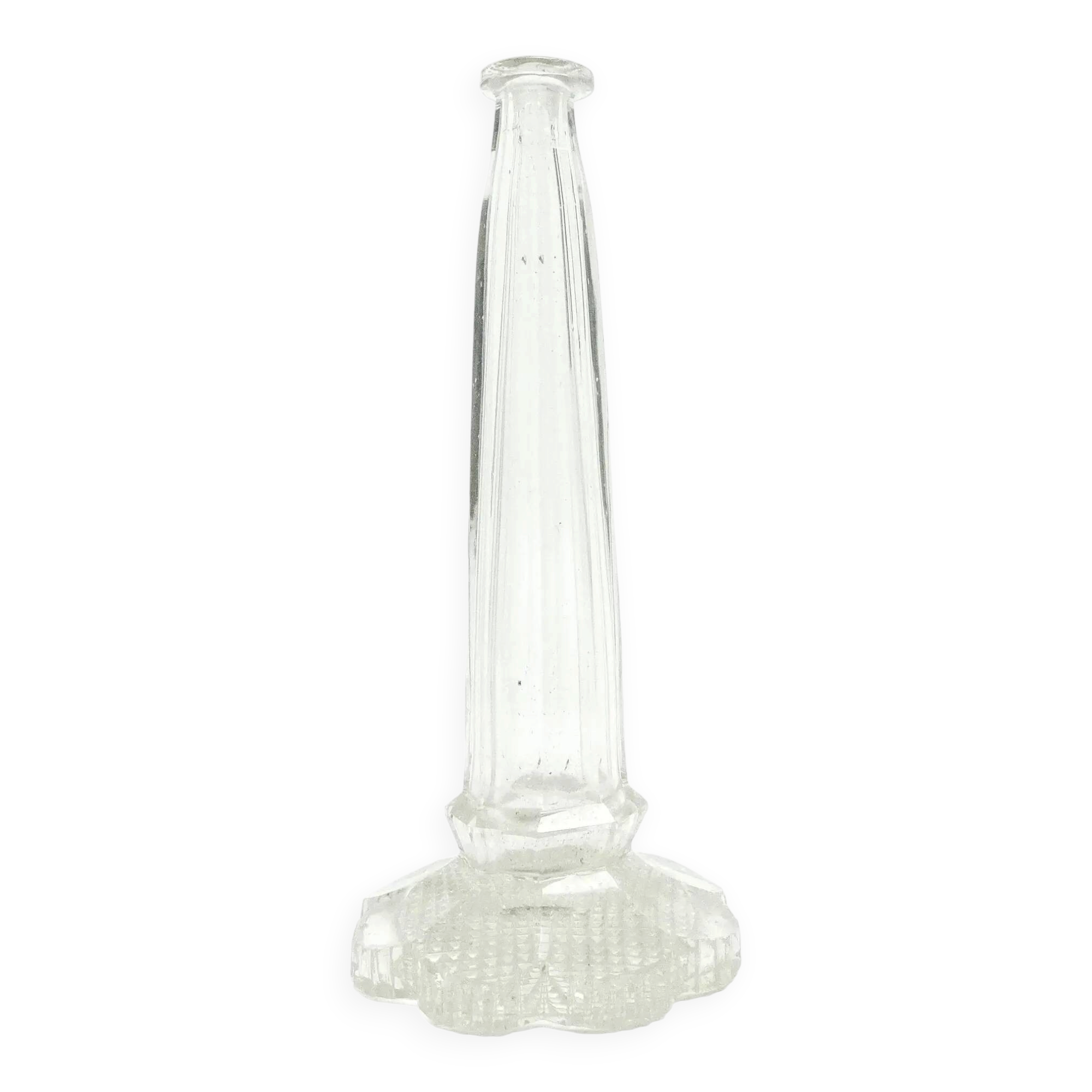 Art Deco vase, crystal, Czechoslovakia, 1930s