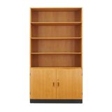 Ash wood bookcase, Danish design, 1960s, designer: Børge Mogensen