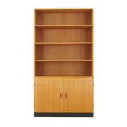 Ash wood bookcase, Danish design, 1960s, designer: Børge Mogensen