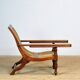 Chaise de plantation indonésienne coloniale hollandaise, vers 1920