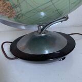 Globe terrestre, mappemonde en verre Colomb édition politique, 1950