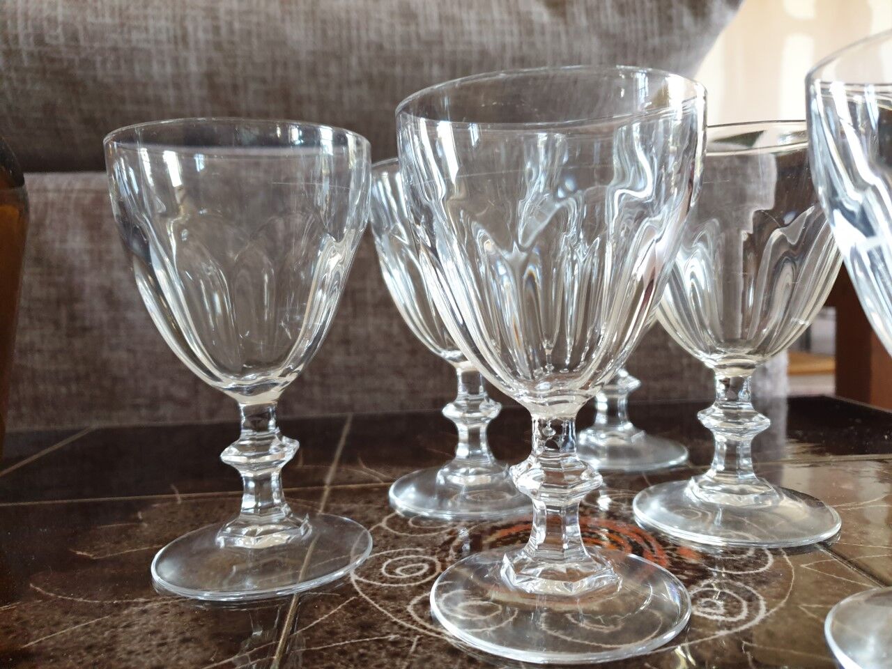 Antique cut glasses