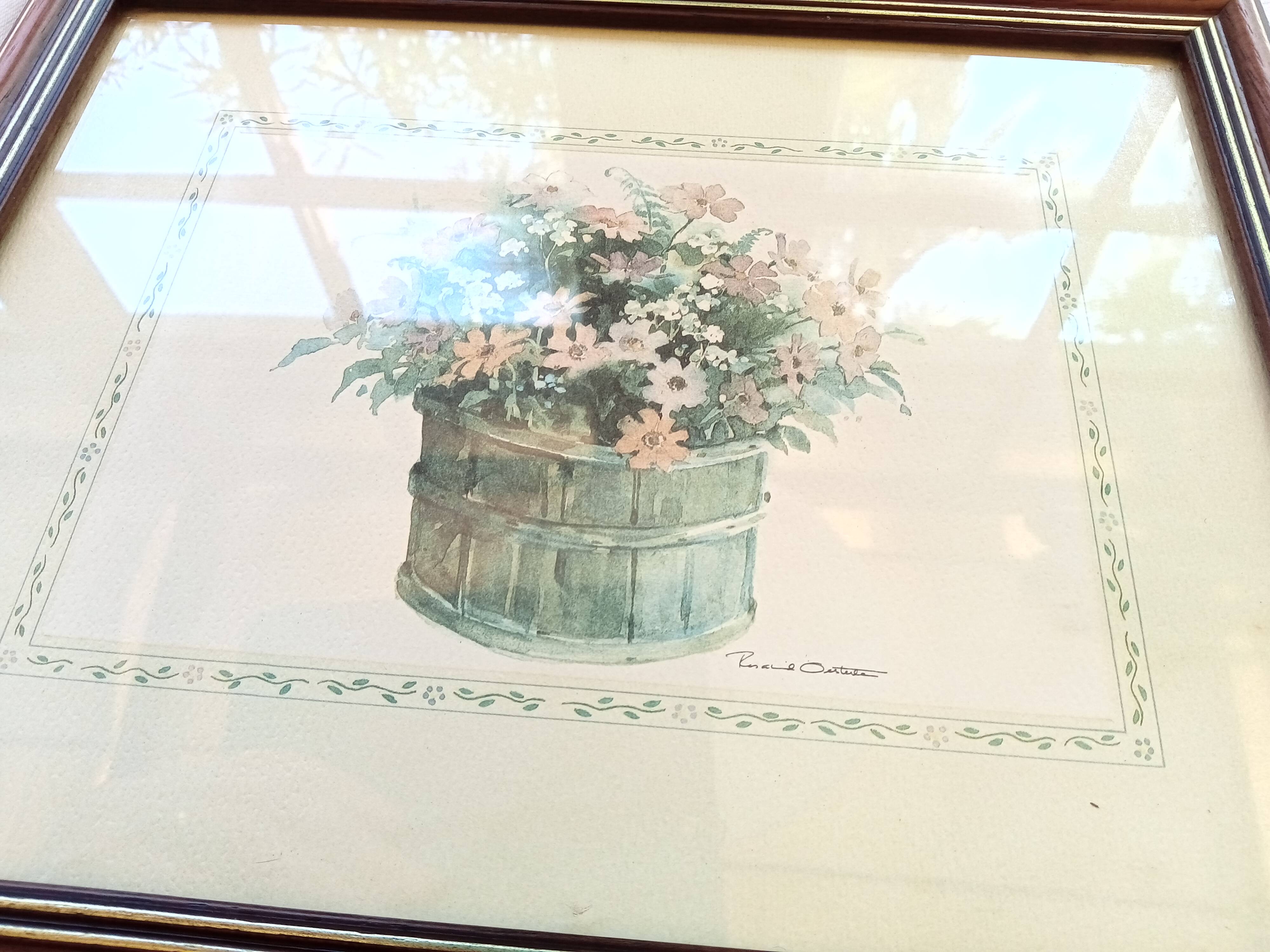 Country bouquet painting