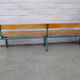 Banc école vintage