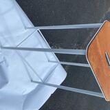 Bar tabou Adam stool white and leather