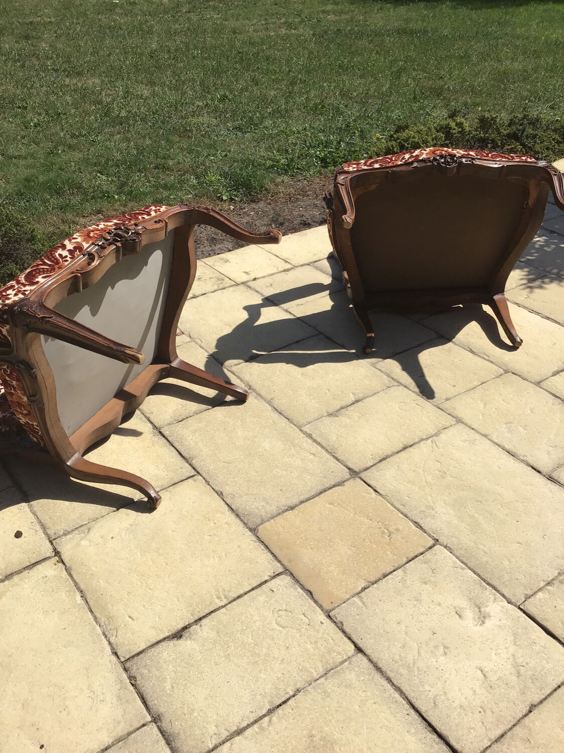 Pair of 19th century armchairs