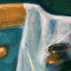 Nature morte sur chaise, signée Miguel Anibal 98