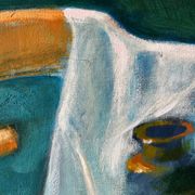 Still life on a chair, signed Miguel Anibal 98