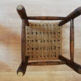 Wooden stool and rope 1950