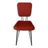 Red chair 50,60' " sif ", feet metal eiffel