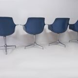Set of 4 Jorgen Kastholm chairs. Denmark