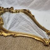 Miroir bois doré Louis XV (71×41cm)