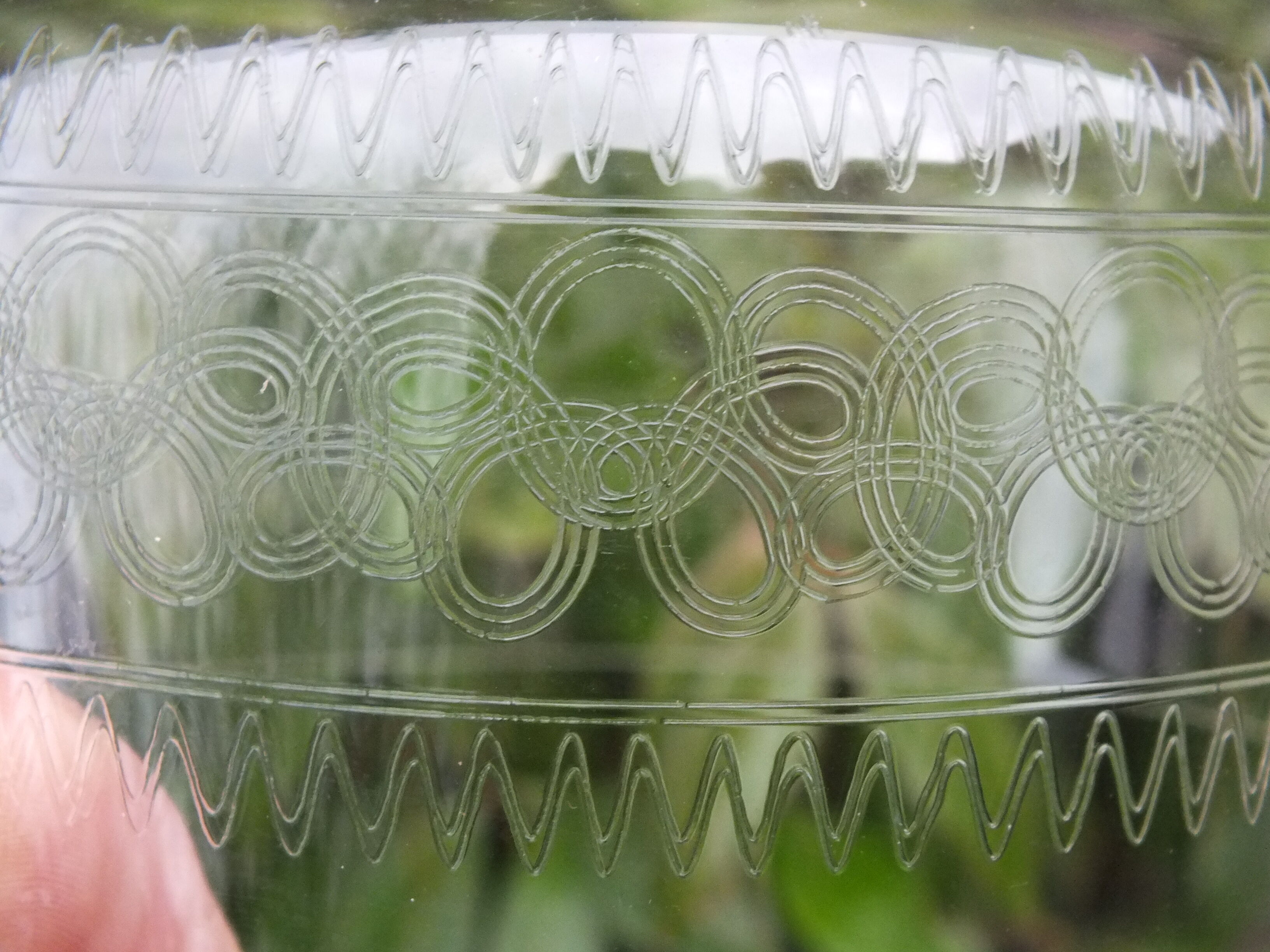 Antique crystal cheese bell