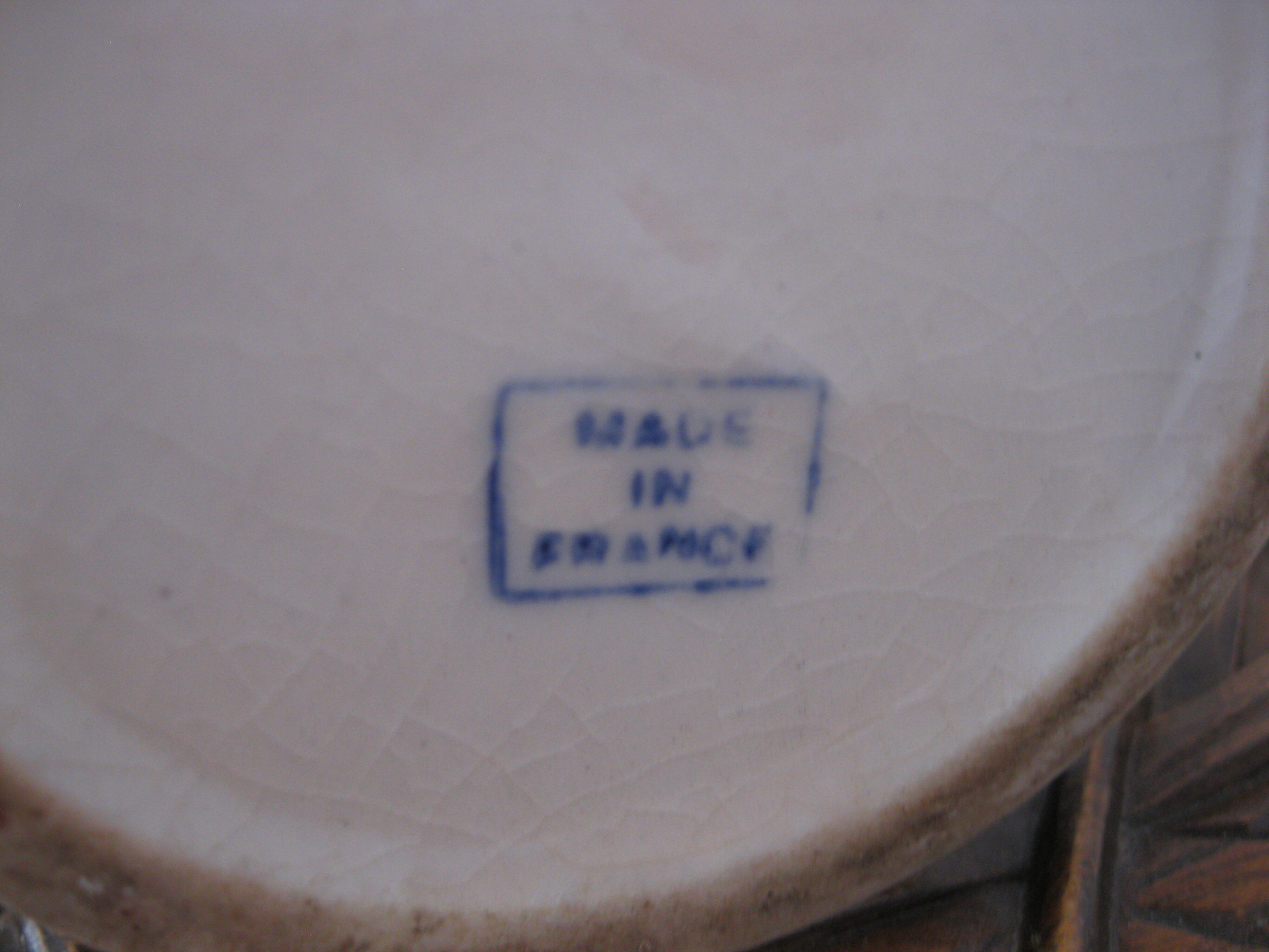 Old ceramic bottle from the 50s