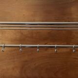 Bauhaus wall coat rack in chrome metal