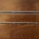 Bauhaus wall coat rack in chrome metal