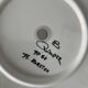 Plat fromage signé Henriot Quimper