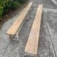 Bancs en bois - 3m