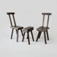 Chaises et tabouret Mobichalet vintage