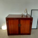 Buffet under Roche Bobois in wood, Chinese/Asian vintage furniture.