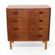 Scandinavian teak chest of drawers, Sweden, 1960