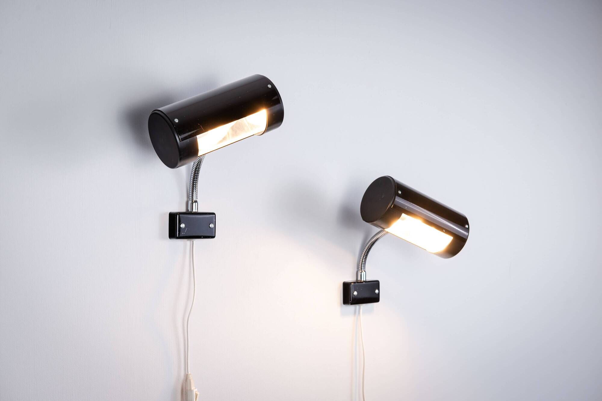 Anders Pehrson set of two wall lamps for Ateljé Lyktan 1970s Sweden