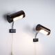 Anders Pehrson set of two wall lamps for Ateljé Lyktan 1970s Sweden