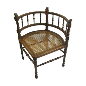 Chaise d'angle en cannage - traditionnel