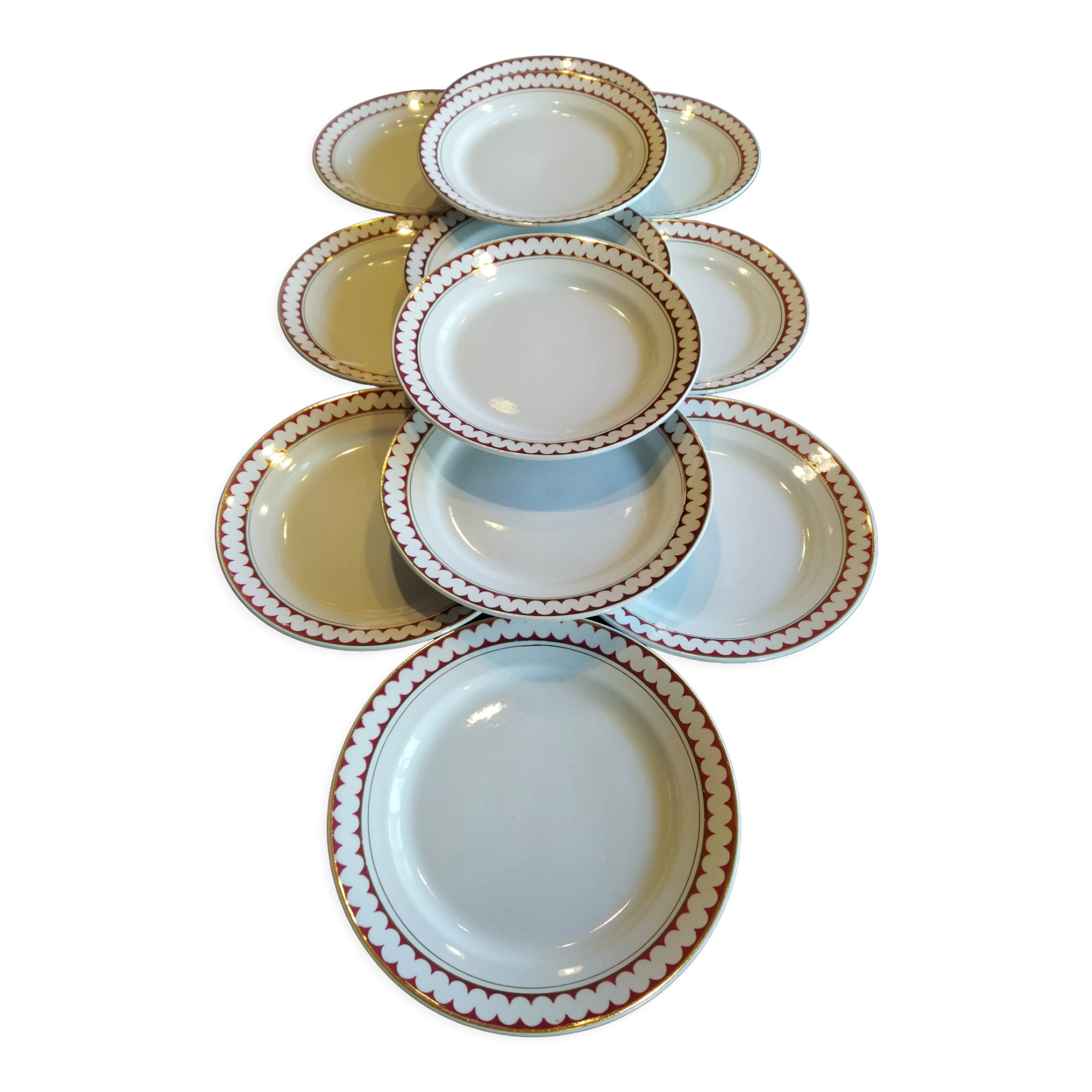 12 flat plates K&G Lunéville, Madrigal model