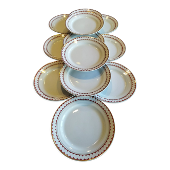 12 flat plates K&G Lunéville, Madrigal model